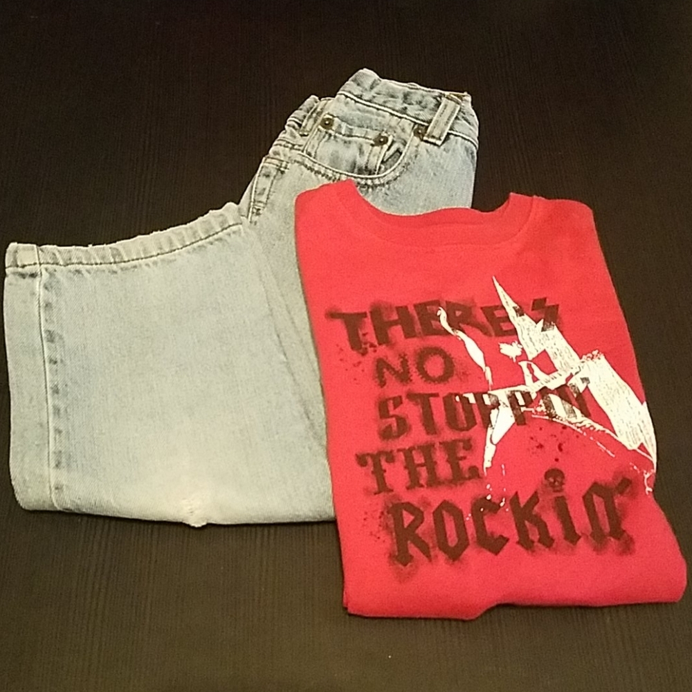 Children's Place jeans & top (A12)